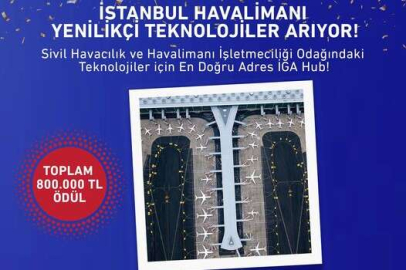 Toplam 800 bin lira ödüllü İstanbul Havalimanı İGA HUB başvuruları devam ediyor