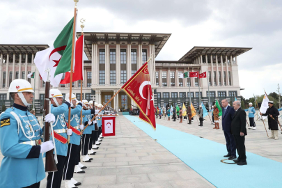 Cezayir Cumhurbaşkanı Tebbun Türkiye'de