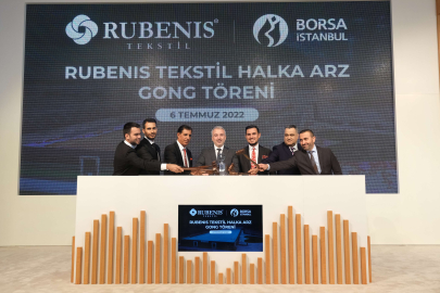 Rubenis Tekstil, Borsa İstanbul Yıldız Pazar'da işlem görmeye başladı
