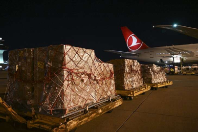 THY, deprem bölgesine 6 bin 708 ton yardım malzemesi taşıdı