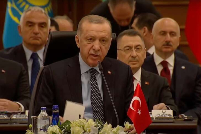 Cumhurbaşkanı Erdoğan, TDT Zirvesinde konuşuyor