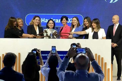 Borsa'da "TEB Portföy Önce Kadın Değişken Fon" için gong çaldı