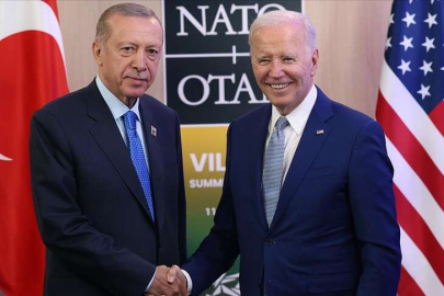 Cumhurbaşkanı Erdoğan ve ABD Başkanı Biden NATO'da bir araya geldi