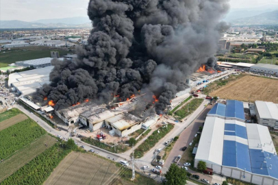 İnegöl'deki yangında zarar gören fabrikalara acil destek kredisi