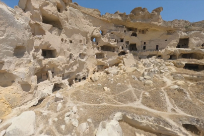 Kapadokya'daki turistik merkezler FPV dronla görüntülendi