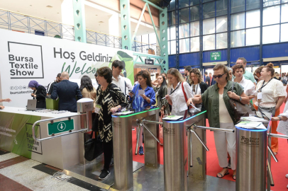 Bursa Textile Show Fuarına yabancılardan yoğun ilgi