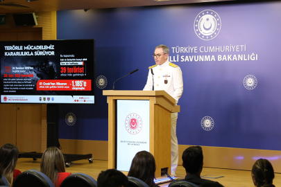 MSB: Son bir haftada 39 terörist etkisiz hale getirildi
