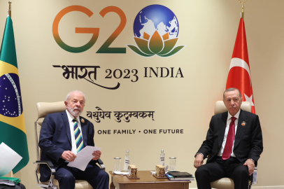 Cumhurbaşkanı Erdoğan, Brezilya Lideri Lula da Silva ile görüştü