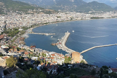 Alanya'da turizm hareketliliği sürüyor