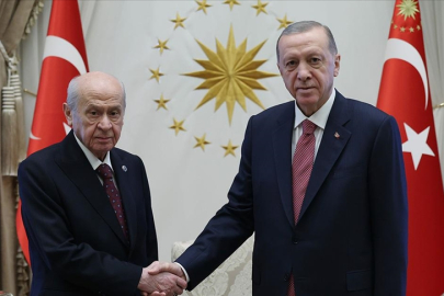 Cumhurbaşkanı Erdoğan, MHP Lideri Bahçeli'yi kabul etti