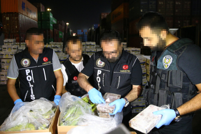 Mersin Limanı'nda 610 kilogram kokain ele geçirildi