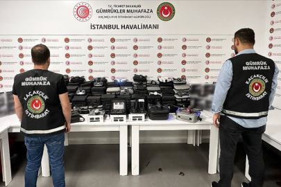 Gümrük Muhafaza ekipleri elektronik kaçakçılarına göz açtırmadı