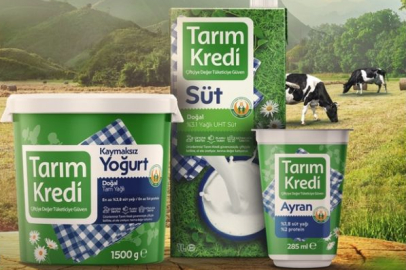 Tarım Kredi Süt ürünleri yeni ambalajlarıyla raflarda