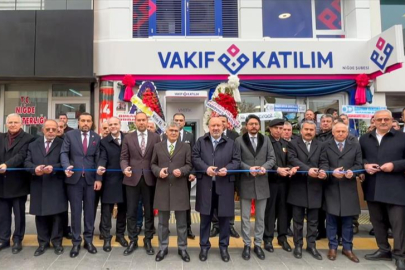 Vakıf Katılım Niğde şubesi hizmete girdi