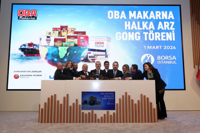 Oba Makarna, Borsa İstanbul'da OBAMS koduyla işlem görecek
