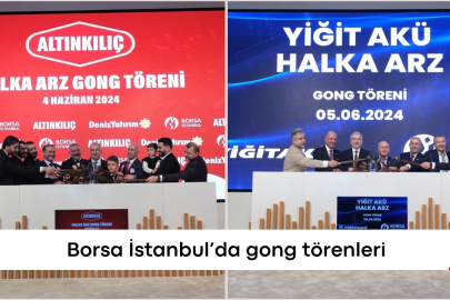 Borsa İstanbul'da Altınkılıç ve Yiğit Akü'ye gong töreni