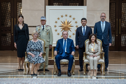 6 ülkenin Büyükelçisi Cumhurbaşkanı Erdoğan'a güven mektubu sundu