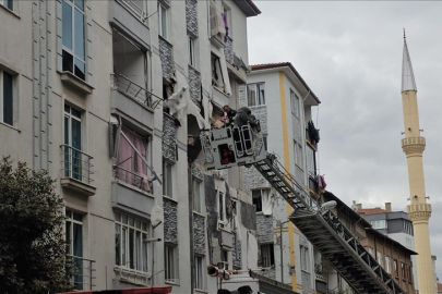 Çorum'da bir binada patlama