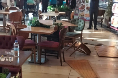 Torunlar GYO'nun sahibi olduğu Koru Park AVM'de tavan çöktü