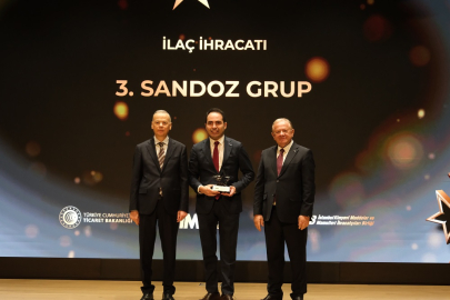 Sandoz Türkiye, ilaç kategorisinde ihracat üçüncüsü oldu
