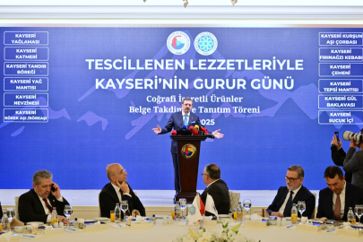 Kayseri'nin coğrafi işaretli ürünleri TOBB’da tanıtıldı