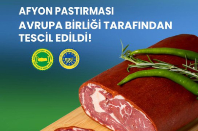 Afyon pastırması AB'den coğrafi işaret tescili aldı