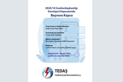 TEDAŞ Başvuru Kapısı uygulaması devreye alındı