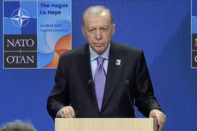 Cumhurbaşkanı Erdoğan, Nato sonrası konuşma yapıyor