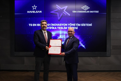 HAVELSAN, TS EN ISO 56001 İnovasyon Yönetim Sistemi Belgesi aldı