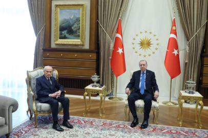 Cumhurbaşkanı Erdoğan, Bahçeli'yi kabul etti