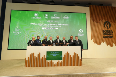 Borsa İstanbul'da gong "Damla Kent Gayrimenkul Sertifikası" için çaldı
