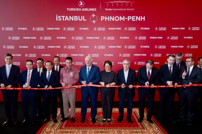 THY, Kamboçya'nın başkenti Punom Pen'e uçuşlara başladı