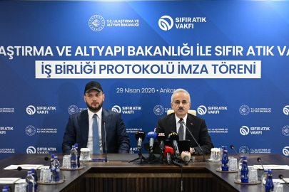 Ulaştırma ve Altyapı Bakanlığında sıfır atığa imza atıldı