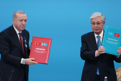 Türkiye ile Kazakistan arasında 13 anlaşma imzalandı