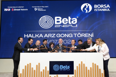 Borsa'da Temmuz'un ilk gongu Beta Enerji için çaldı