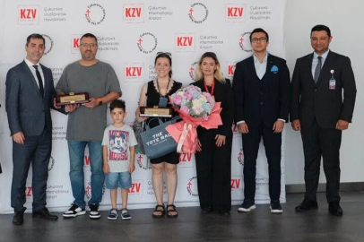 Çukurova Havalimanı'nda 10 milyonuncu yolcu karşılandı