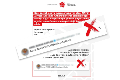 DMM'den NATO toplantısı terör paylaşımlarına dair açıklama