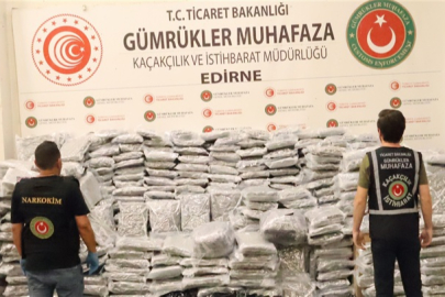 Bir kerede 810 kilogram esrar yakalandı