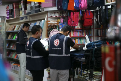 Kırtasiyecilerde sıkı ürün ve fiyat denetimi