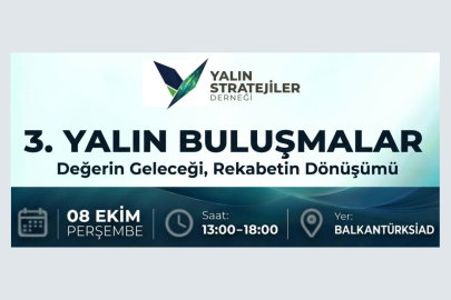 "Yalın Buluşmalar" 8 Ekim'de Bursa'da gerçekleşecek