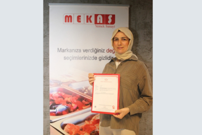 Mekaş Yemek Sanayii'nin TSE Hizmet Yeterlilik Belgesi gururu