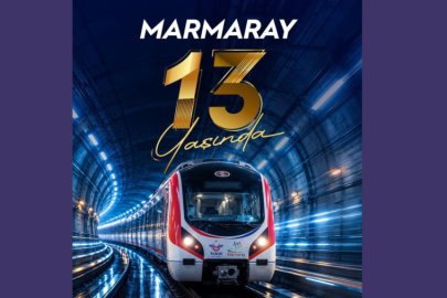 Marmaray 13 yaşında