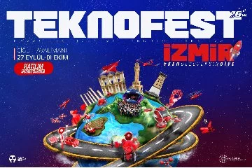 Bu yılın son Teknofest'i İzmir'de 27 Eylül'de başlıyor