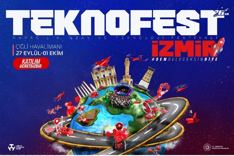 Bu yılın son Teknofest'i İzmir'de 27 Eylül'de başlıyor